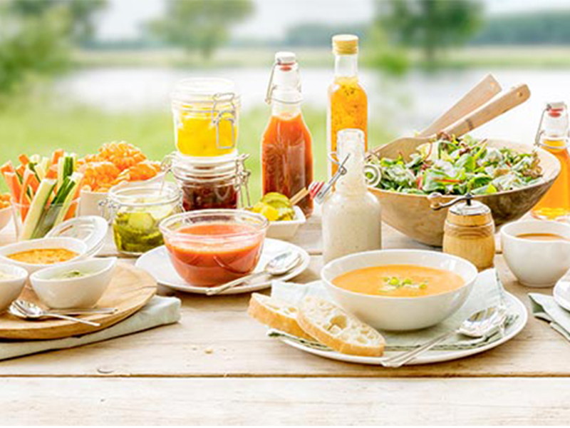 Alimentos colorantes para aplicaciones saladas