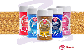Mix lança única linha de glitters 100% comestíveis do brasil