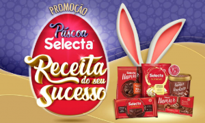 Selecta chocolates sorteia mais de 600 prêmios em promoção de páscoa
