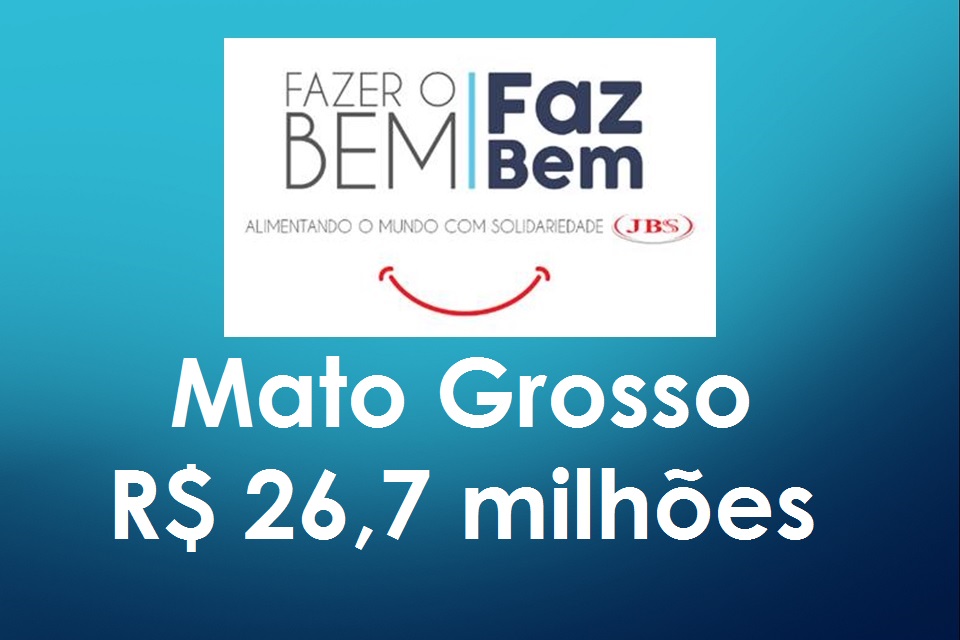 Em MT, JBS doará r$ 16,7 milhões no combate à covid-19