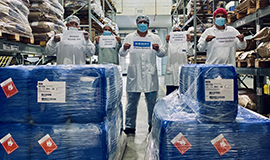Kerry realiza doação de 1.000 litros de álcool para o Hospital das Clínicas de Campinas