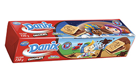 Arcor apresenta nova licença para os biscoitos Danix