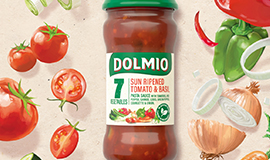 Dolmio lança 7 molhos de vegetais para massas no Reino Unido