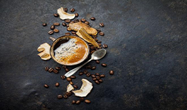 Café com dose dupla de ingredientes funcionais