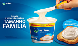 Betânia Lácteos lança requeijão em embalagem econômica