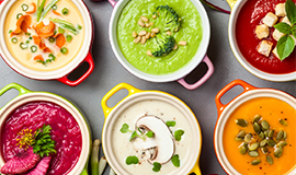Formulações mais limpas em sopas, molhos e sobremesas para manter a forma e a textura