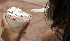 Apelo sensorial em sobremesas congeladas