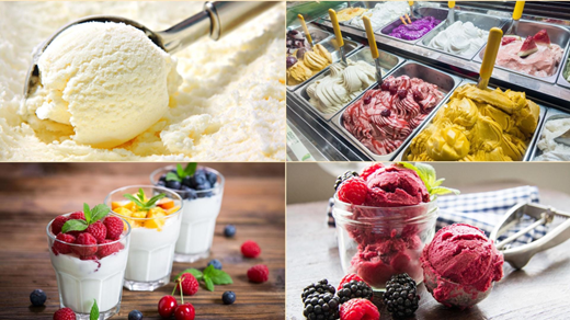 Sorvete, gelato e sorbet – Diferenças que influenciam nas preferências